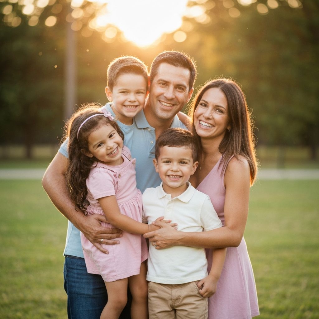 Beautiful family portrait photography